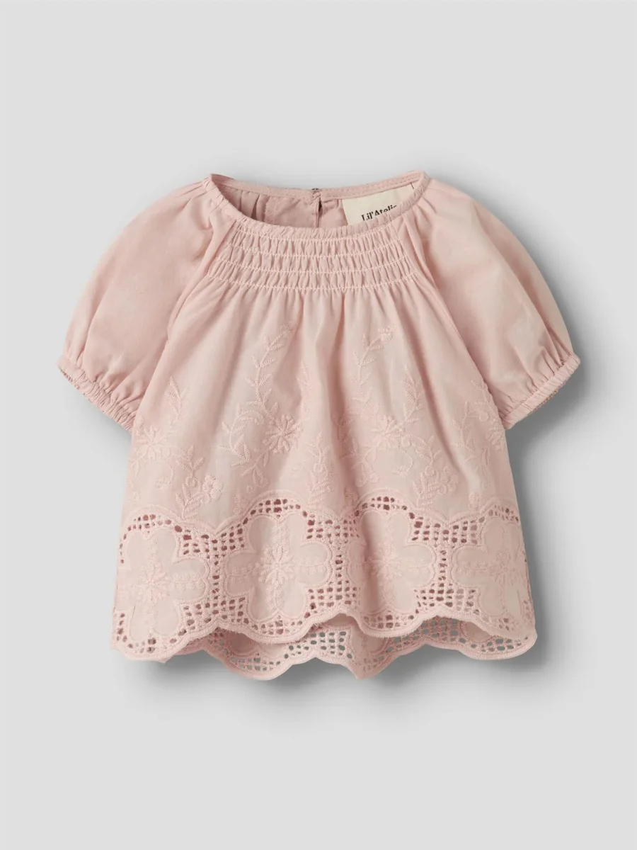 Dayna Ss Loose Shirt Peach Whip - Image 2
