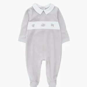 Counting Sheep Aubrey Footie Grey