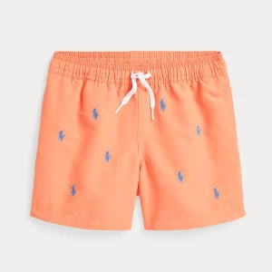 Traveler Polo Pony Swim Trunk Poppy