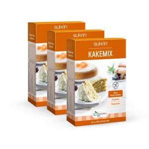 Funksjonell Mat Sukrin Kakemix 3x285g