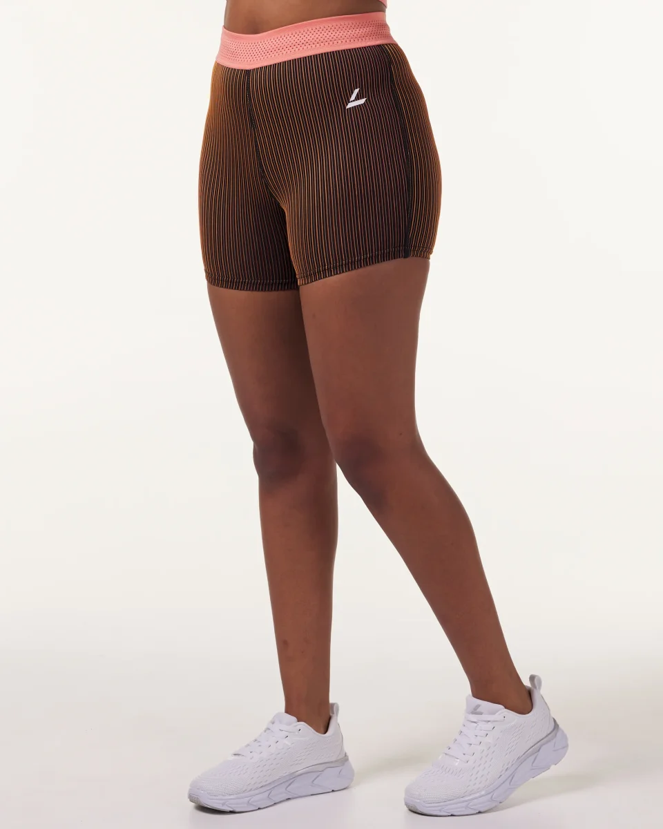 LEVITY Swift Tech Rib Shorts Raspberry/Peach - Image 2