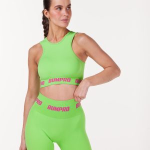 Bumpro Beam 22 Crop Tank Green Jasmine