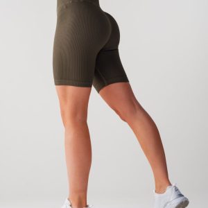 Bumpro Perfect Rib Shorts 7″ Military Green