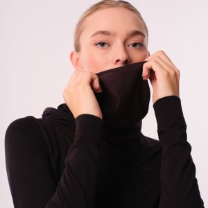 Levity Conquer Neck Warmer Black Reflective – One Size