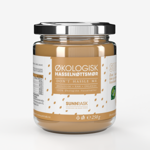 SunnRask Økologisk Hasselnøttsmør 250g