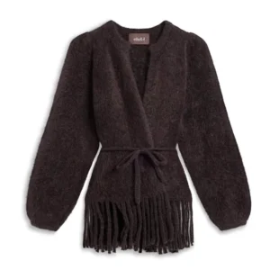 Fidele Chunky Cardigan Dark Brown