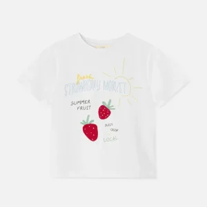 Sommer Strawberry T-Shirt Cloud Dancer
