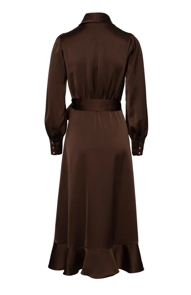 Iza Midi Dress Espresso - Image 4