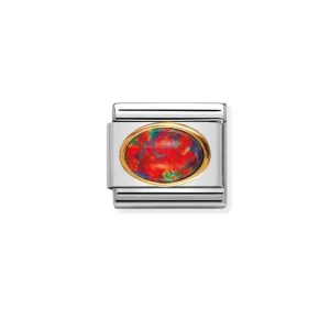 Oval Stones Red Opal