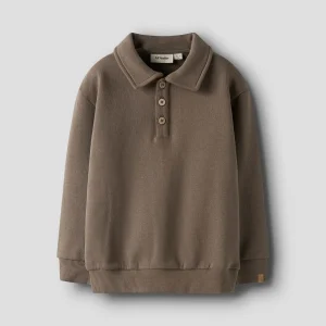 Jobo Lio Ls Loose Sweat Shitake