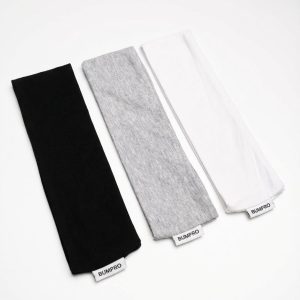 Bumpro 3-pack Daily Headband Black/White/Grey Marl – One Size