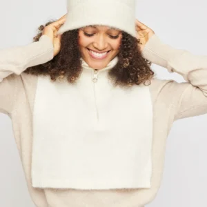 Belinda Chunky High Neck Bright White