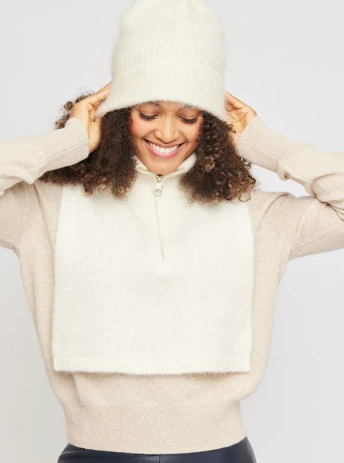 Belinda Chunky High Neck Bright White - Image 2