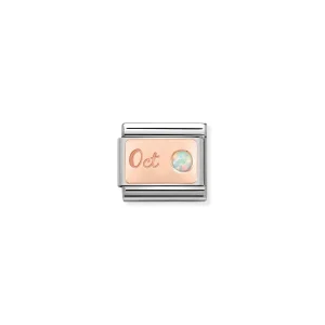 Birthstone October Rose Gold