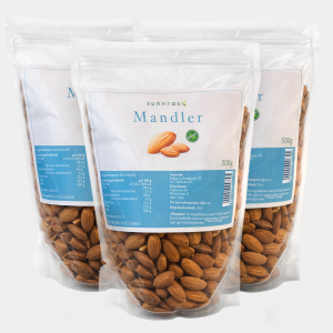 SunnRask Mandler 3x500g