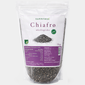 SunnRask Økologiske Chiafrø 1kg