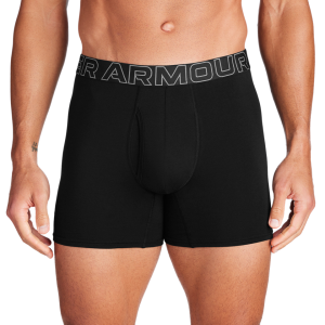 UA Performance Cotton 6″ 3-pack Black