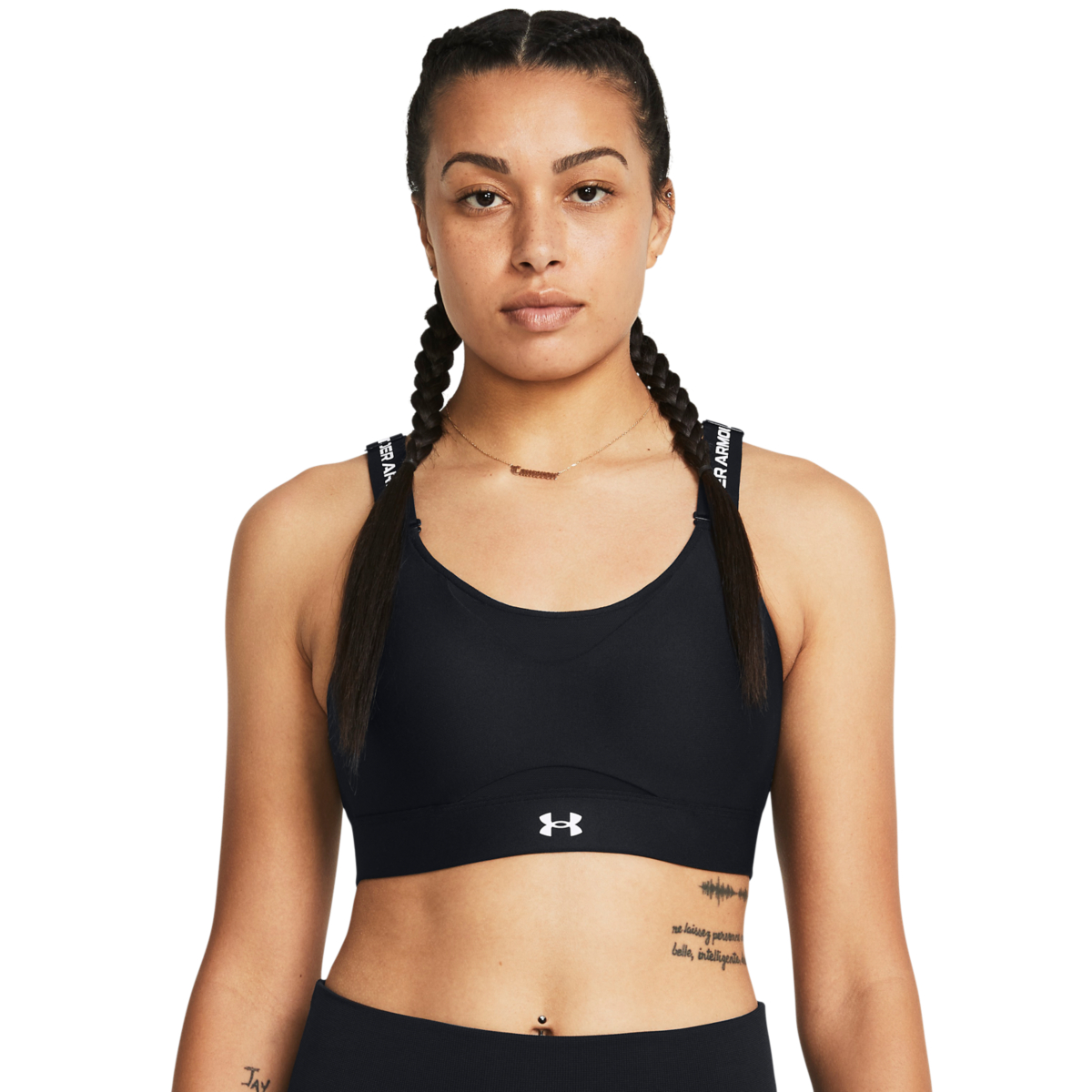 UA Infinity High 2.0 Bra Black - Image 3